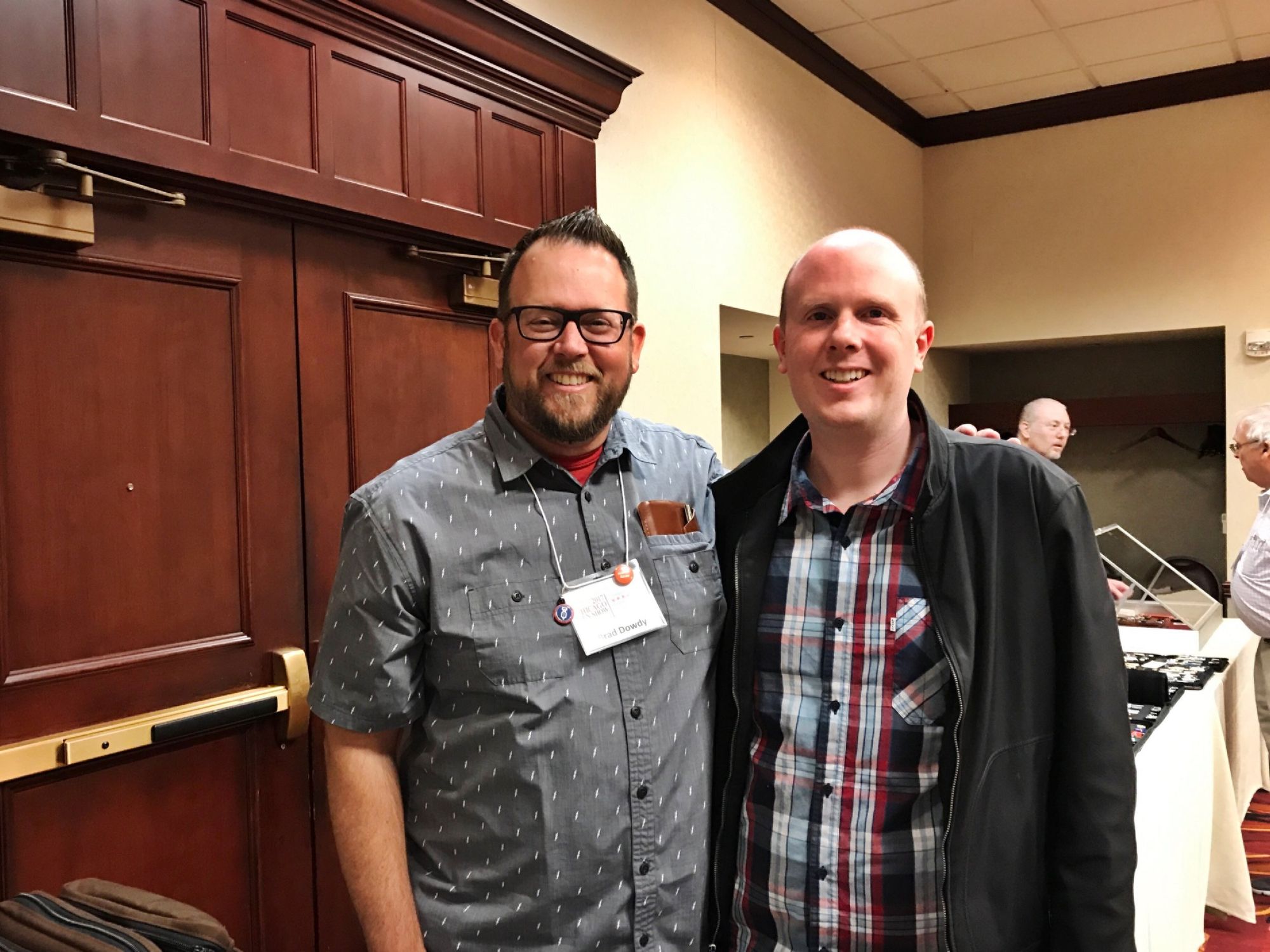 Brad and I today at the Chicago Pen Show.