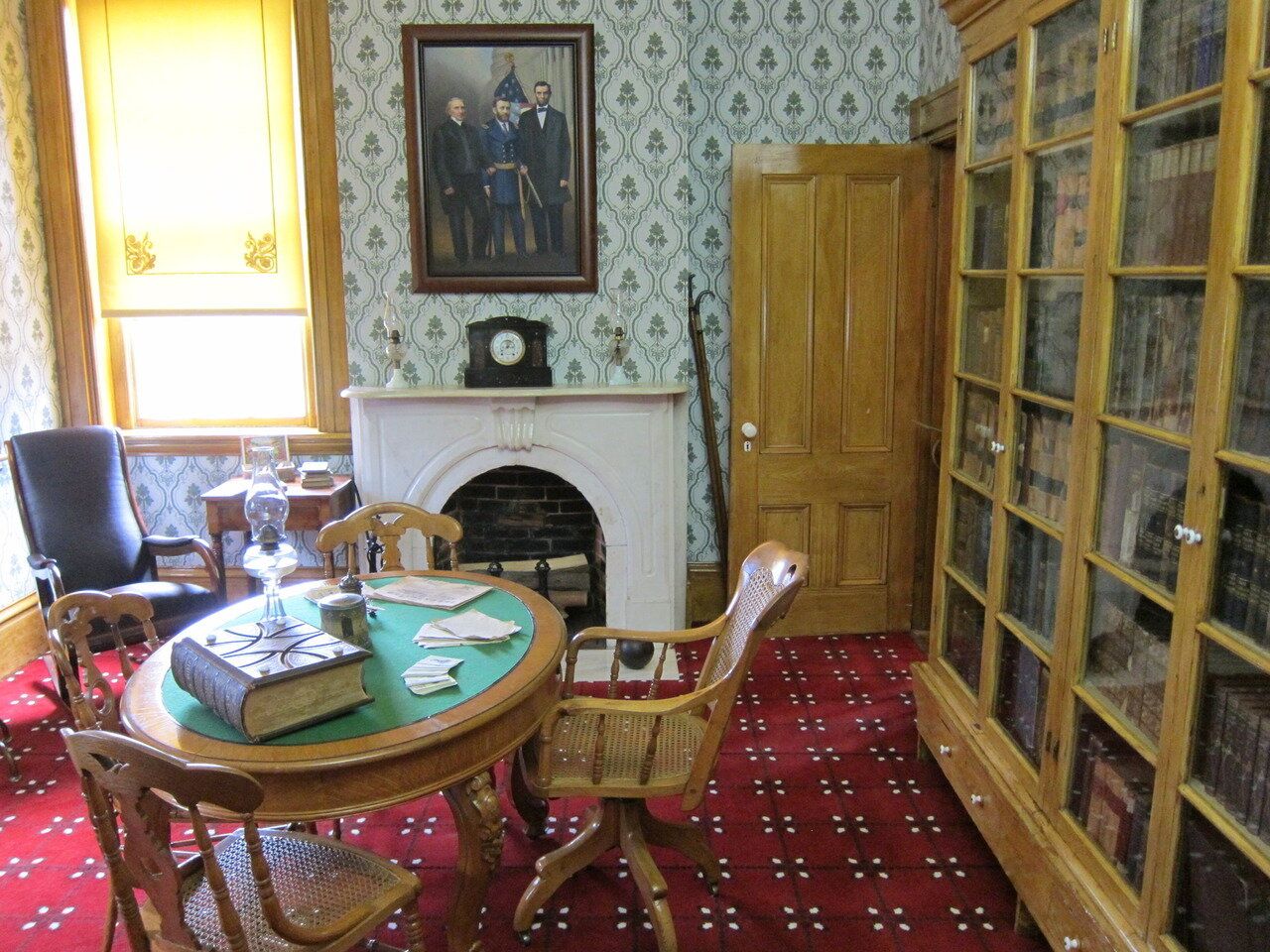 I snapped this during a road trip across Illinois about a month ago. It&#8217;s the workspace of President Ulysses S. Grant in Galena, IL. A rather simple space considering its time and occupant.